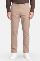 Men Straight Fit Solid Chino Pants, Tan