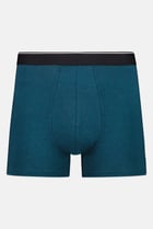 Men Heather Boxer Brief, Teal