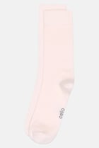 Men 1 Pair Solid Crew Sock, Pink