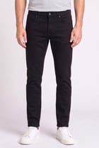 Men Regular Fit Plain Chino Pants, Black