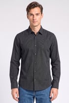 Men Regular Fit Micro Dots Long Sleeve Casual Shirt, Multicolor