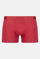 Men Solid Pull On Boxer, Dark Red