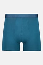 Men Brand Logo Boxer Brief, Teal Blue