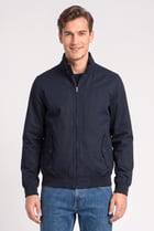 Men Plain Windbreaker Jacket, Navy