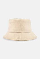 Men Plain Bucket Hat, Beige