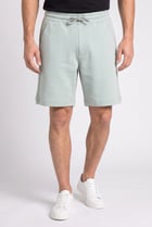 Men Solid Basic Shorts, Light Green