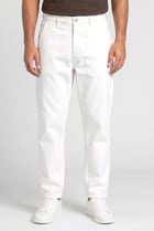 Men Relax Fit Plain Non-Stretchable Jeans, White