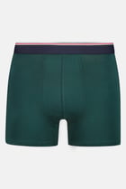 Men Solid Pull On Boxer, Dark Green