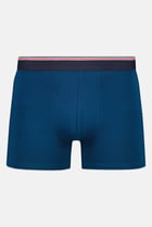 Men Solid Pull On Boxer, Teal Blue