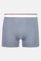 Men Stripe Pull On Boxer, Slate Blue