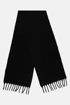 Men Heather Scarf, Black