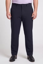 Men Slim Fit Plain Chino Pants, Deep Navy