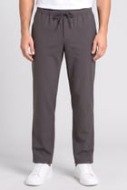 Men Loose Fit Solid Wide Leg Pants, Grey