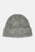 Men Textured Bennie Hat, Grey
