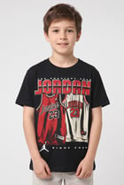 Kids Boy Sportswear Fit  Short Sleeve Outdoor T-Shirt, Black