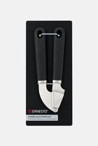 Stainless Steel Garlic Press With Anti-Slip Handle, Black