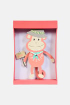 Graphic Print Pendulum Clock Monkey, Assorted