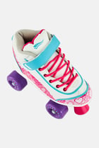 Kids Boy Velcro Closure Skate Boots, Multicolor