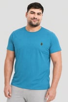 Men Sportswear Fit Short Sleeve Outdoor T-Shirt, Blue