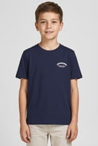 Kids Boy Crew Neck Short Sleeve Graphic Print T-Shirt, Navy