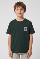 Kids Boy Short Sleeve Graphic Print T-Shirt, Dark Green