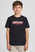Kids Boy Crew Neck Short Sleeve Graphic Print T-Shirt, Deep Navy