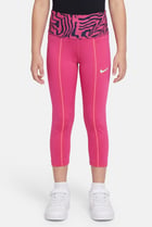 Toddlers Girl Dri Fit Training Leggings, Dark Fuchsia