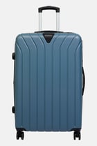 35 Inch Hardshell Check In Spinner Luggage, Dark Dusty Blue