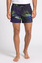 Men Tie Dye Board Shorts, Multicolor
