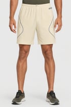 Men Performance Fit Outdoor Shorts, Cream