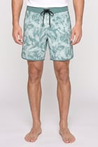 Men Drawstring Allover Print Board Shorts, Multicolor