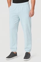 Men Relaxed Fit Outdoor Sweatpants, Light Blue