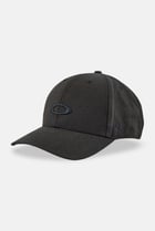 Men Embroidered Logo Velcro Closure Baseball Cap, Black