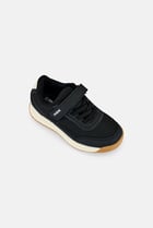 Toddlers Boy Velcro Closure Outdoor Shoes, Black