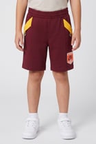 Toddlers Boy Sportswear Fit Outdoor Shorts, Maroon