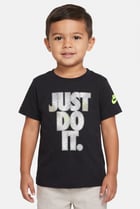 Toddlers Boy Graphic Print Short Sleeve T-Shirt  , Dark Grey