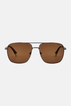 Men PLD 4128/S/X Square Sunglasses, Multicolor