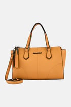 Women Brand Logo Handbag, Tan