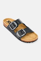 Women Slip On Sandals, Black