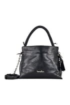 Women Brand Logo Cross Body Bag, Black