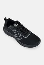 Kids Boy Frouyd Lace Up Running Shoes, Black