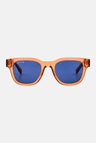 Women L6023S Square Sunglasses, Light Brown