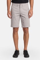 Men Solid Chino Shorts, Grey