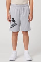 Kids Boy Loose Fit Training Shorts, Grey