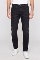 Men Slim Fit Washed Stretchable Denim Jeans, Navy