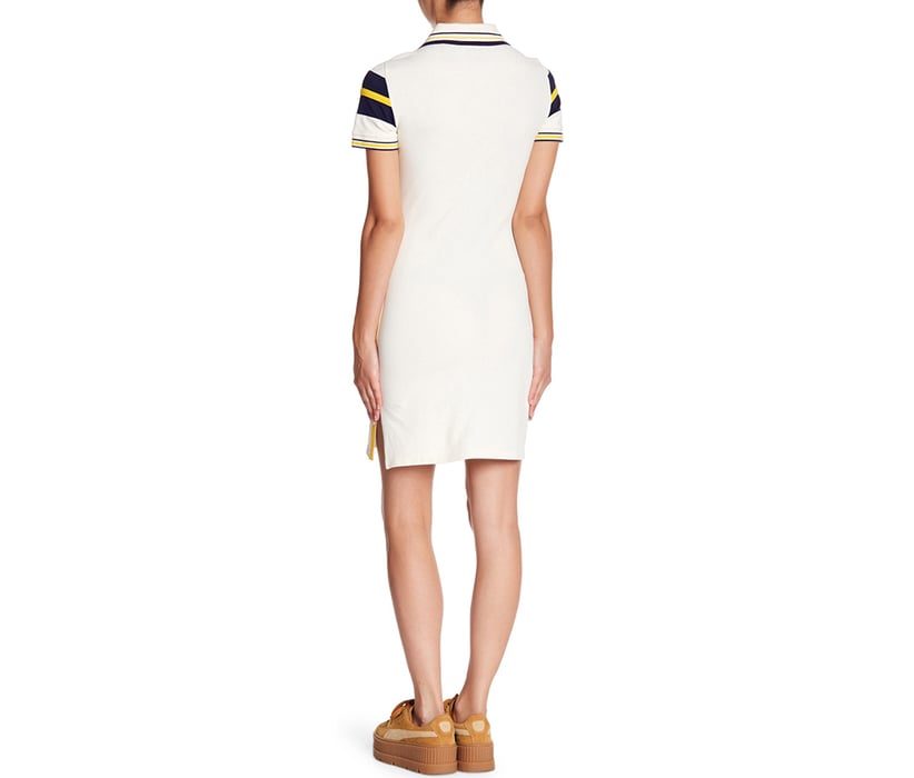 fenty puma jersey dress Buy Puma by Rihanna Polo Dress, Off White Combo Online Casual Midi Dress