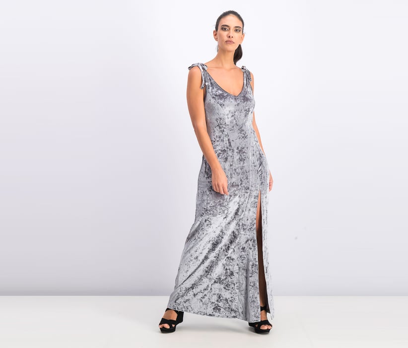royal blue jersey maxi dress Helsa Slinky Sarong in FIT:Petite main image 0