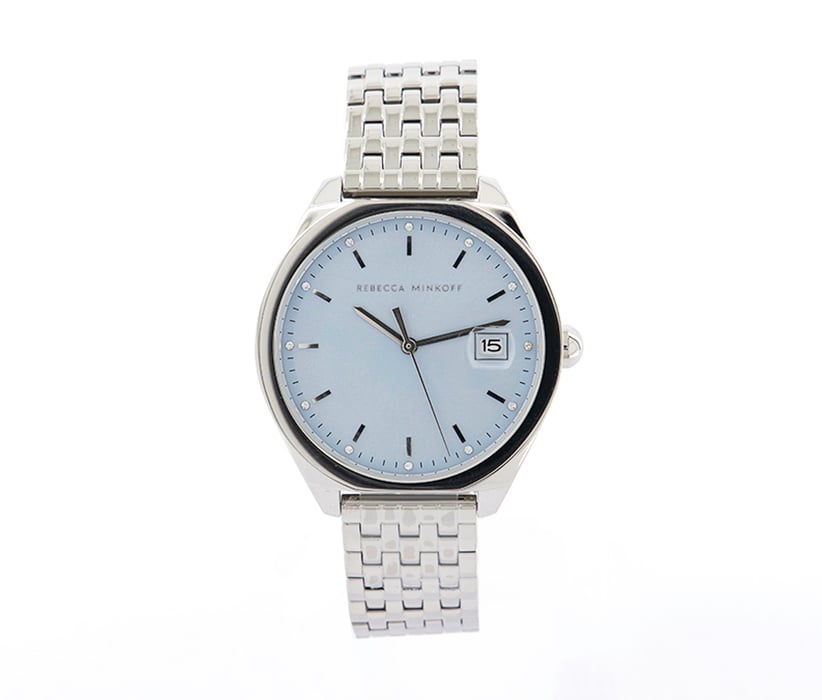 Buy Rebecca Minkoff Women Amari Silver Tone Bracelet Watch  display picture 2