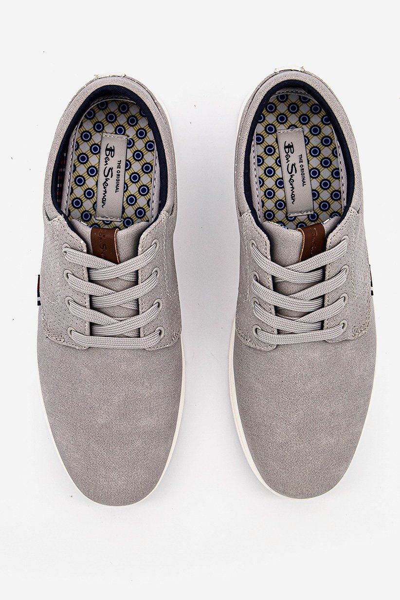 Buy Ben Sherman Men Kyle Oxford Lace Up Casual Shoes, Grey  display picture 3