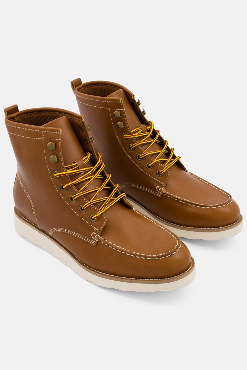 Club Room Leather Ankle Boots Tan s-l400.jpg main image 3